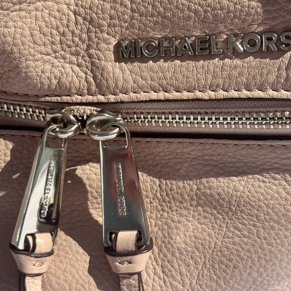 Authentic Michael Kors ballerina pink medium backpack bag main image 5